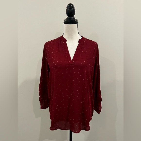 Lush Polka Dot Blouse - Picture 1 of 5